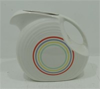 Fiesta Post 86 disc water pitcher with stripes