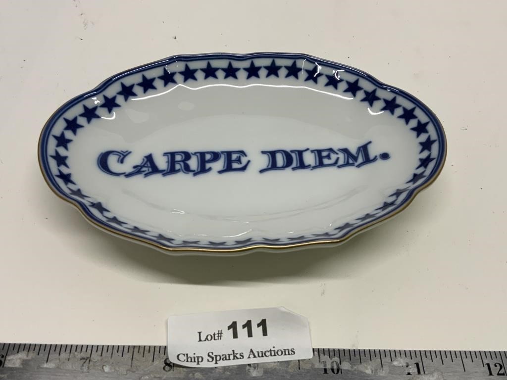 Carpe Diem Verse Dish