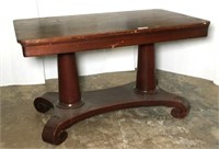 Antique Wooden Writing Desk with One Drawer