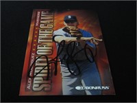 Alex Rodriguez signed baseball card COA