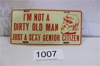 Sexy Senior Citizen License Plate