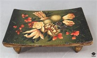 Painted Stone Tray/Stand