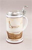 Portuguese Tin Beer Mug w/ Lid Estanho Puro 95% SN