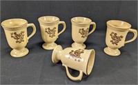 Pfaltzgraff Village Pedestal Coffee Mugs