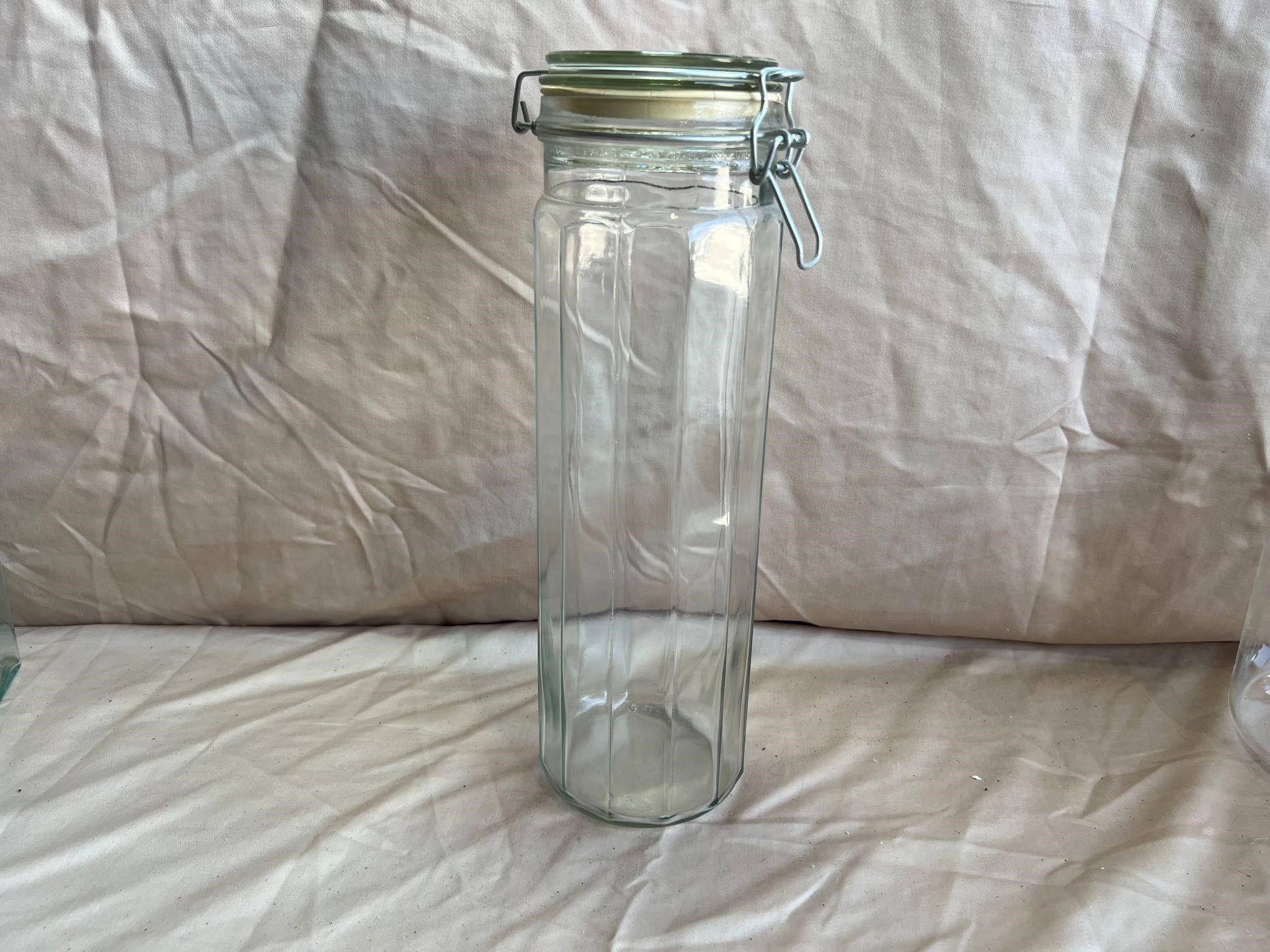 Tall Glass Canister