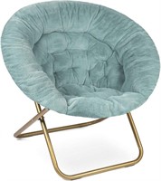 Milliard Cozy Faux Fur Saucer Chair-XLarge