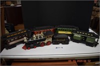 Very Collectible Jim Beam Railroad Set w/ Decanter
