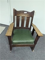 Vintage Wooden Rocking Chair