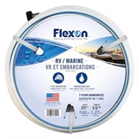 Flexon 1/2-in X 25-ft Light-duty Vinyl White Hose