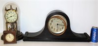 3 Vintage Clocks - Anniversary, Ingraham, Thomas