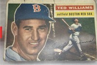 Old Ted Williams Baseball Card