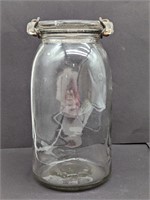 1901 Do Little Clear Quart Jar