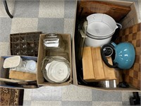 7 Boxes of Kitchenware and Glassware