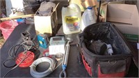 Wire , Bosch self level, tool bag, waterline