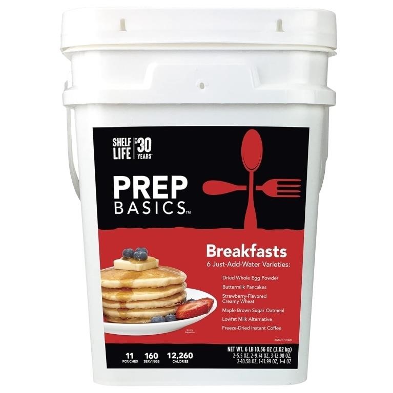 Prep Basic Breakfast Variety Emergency Food Supply