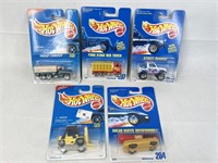 Hot Wheels Cars - NEW! Lot of 5