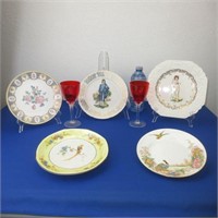 Kaiser Rose Cake Plate, Lord Nelson Pinky Plate,