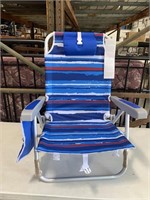 Sunny feel adjustable beach chair 19x18x33