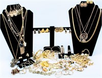 Jewelry Lot of Costume Necklaces, Earrings +