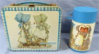 1979 ALADDIN HOLLY HOBBIE TIN LUNCH BOX & THERMOS