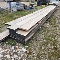 26pcs- Laminate Shiplap Flooring 1 3/8"× 20-23'l