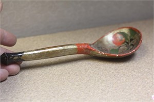 Hand Painted Wood Spoon