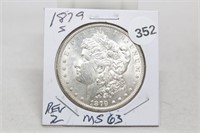 1879S Rev of 78 MS63 Morgan Dollar