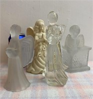 Glass & Ceramic Angel Decor