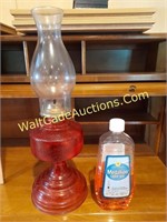 Oil Lamp and Lamp Oil Size: 18.5-in tall