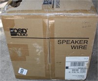 Box of speaker wire; electric timer,