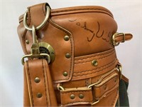 Johnny Unitas & Lenny Moore signed golf bag