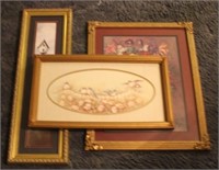 Framed Prints - Lot of 3 Various Sizes