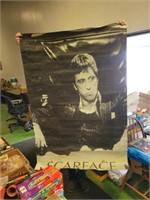 Lot of Various Posters Scarface, Bob Marley &