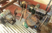 4 gas engines, winch system, misc.