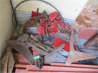 Misc. parts, starter, weights, plow parts