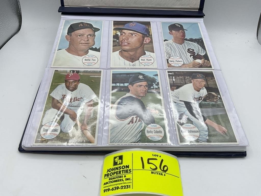 BASEBALL 1966 TOPPS JUMBO 21 CARDS IN EXCELLENT SH