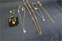 costume jewelry lot .