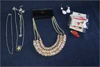 costume jewelry lot .