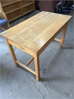 Wooden Library Table 42x24x29"
