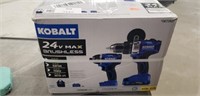 Kobalt  24 v max brushless power drill/driver