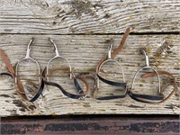 2 SETS OF SPURS WITH ROWELS
