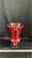 Red  vase