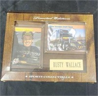 Rusty Wallace sports plaque