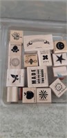 Assorted Wooden block Ink stamps