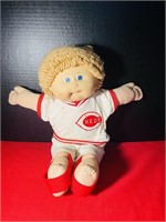 Vintage 1986 Cabbage Patch Doll - Baseball Reds