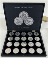 (20) 1oz SILVER AUSTRALIAN COINS