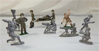WWII Painted Lead Toy Soldiers and more