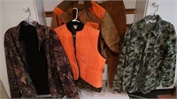 Men's Hunting Clothes-Jacket, Pants, Fleece Lined