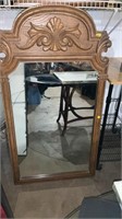 Framed decorative mirror only Approximately 28 x