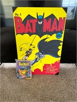 Batman and Robin canvas, print and book